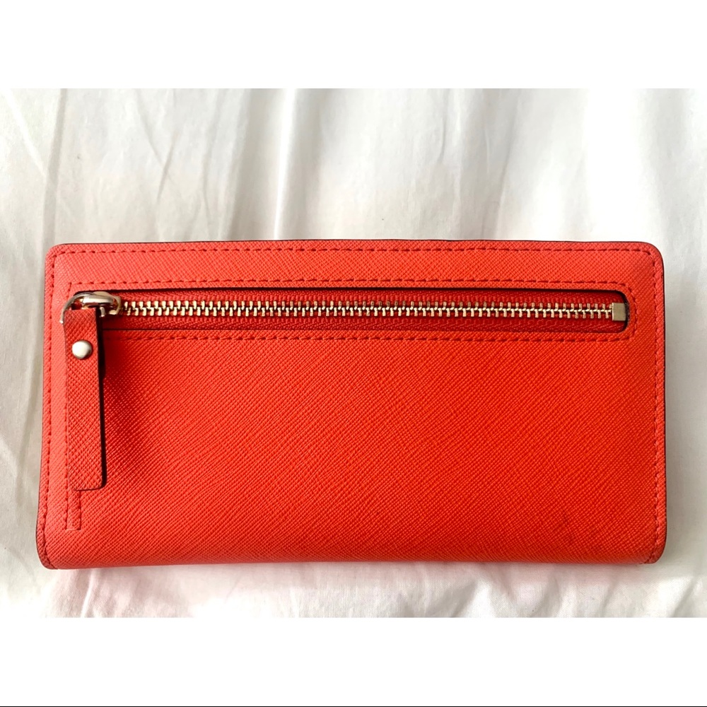 Kate Spade large coral wallet - Picture 2 of 3